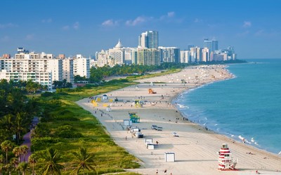 Miami Beach invites vacationers back to the beach as hotels, restaurants, and attractions open their doors following Hurricane Irma. Tourists are welcome back with open arms.