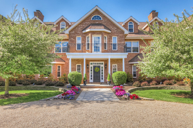 The property has a beautiful arrival, with a circular drive and manicured lawns. Learn more at NewJerseyLuxuryAuction.com.