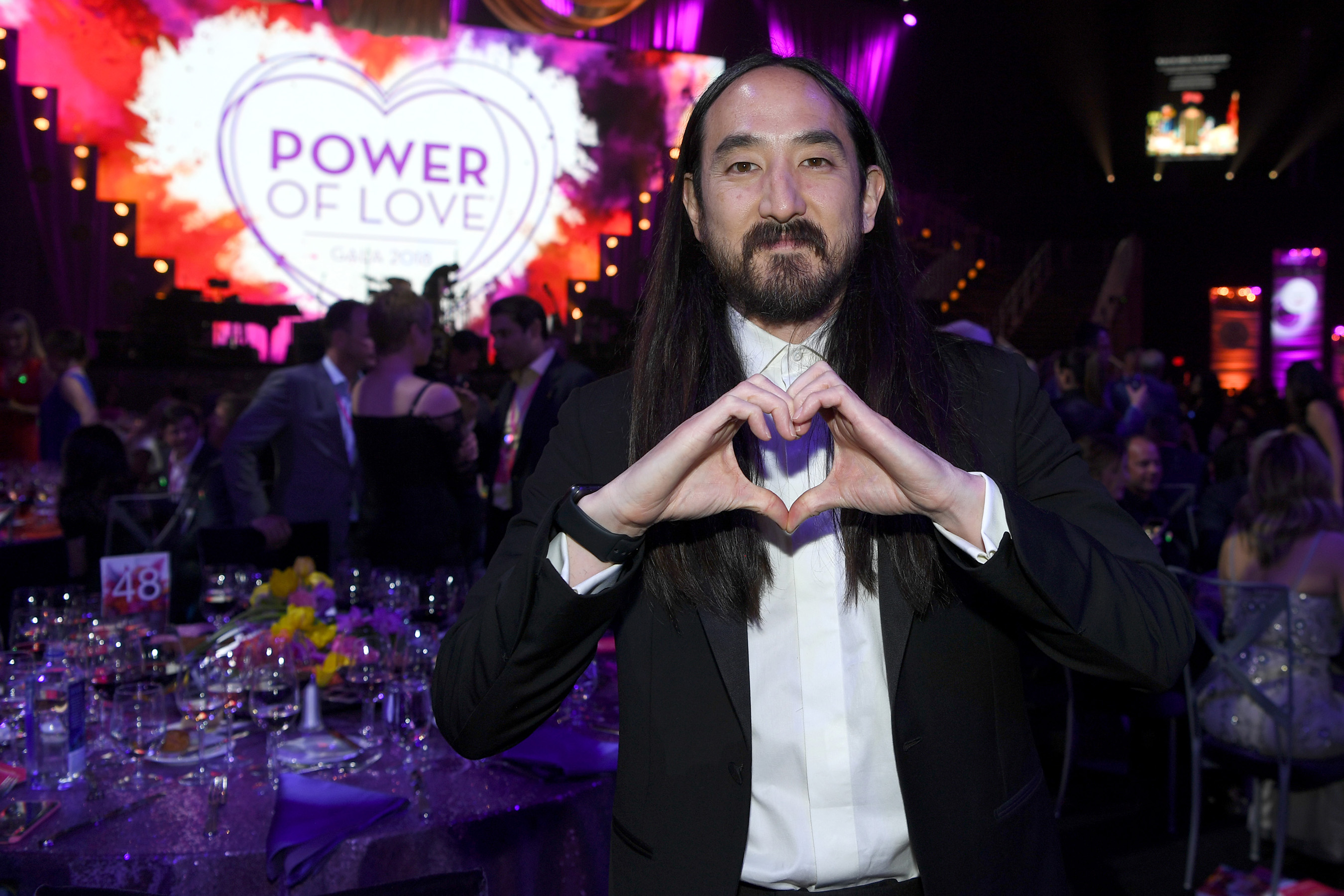 World-renowned DJ Steve Aoki shows his support at Keep Memory Alive's 22nd annual Power of Love® gala, April 28 at MGM Grand Garden Arena