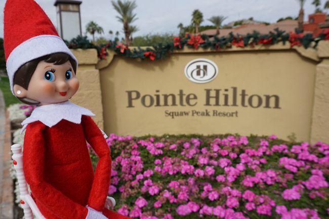 Festive décor and non-stop holiday fun await at the all-suite, family-friendly resort located in the heart of Phoenix. Credit: Hilton Hotels & Resorts