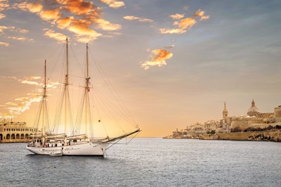 Marsamxett Harbour, Malta - Image courtesy of Malta Tourism Authority